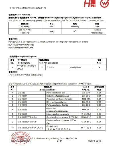 PFAS388项检测报告